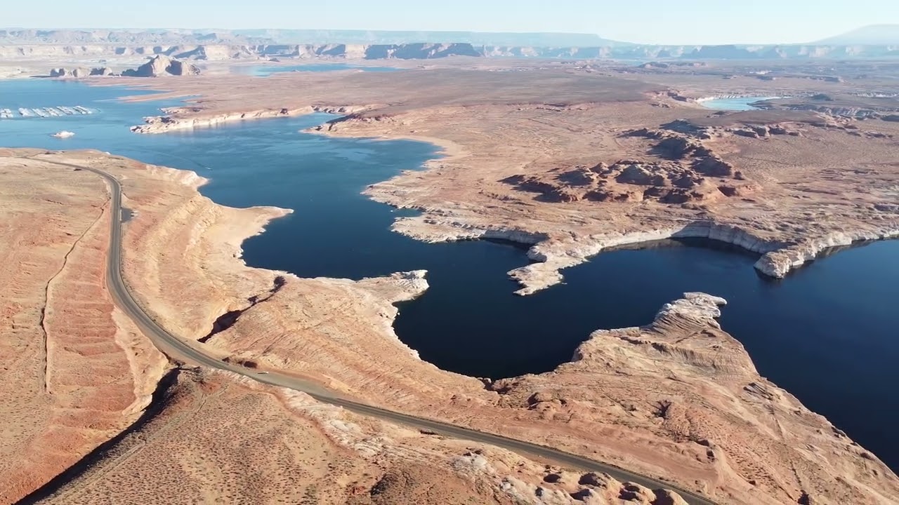 Lake Powell Drone Footage - Page, Utah