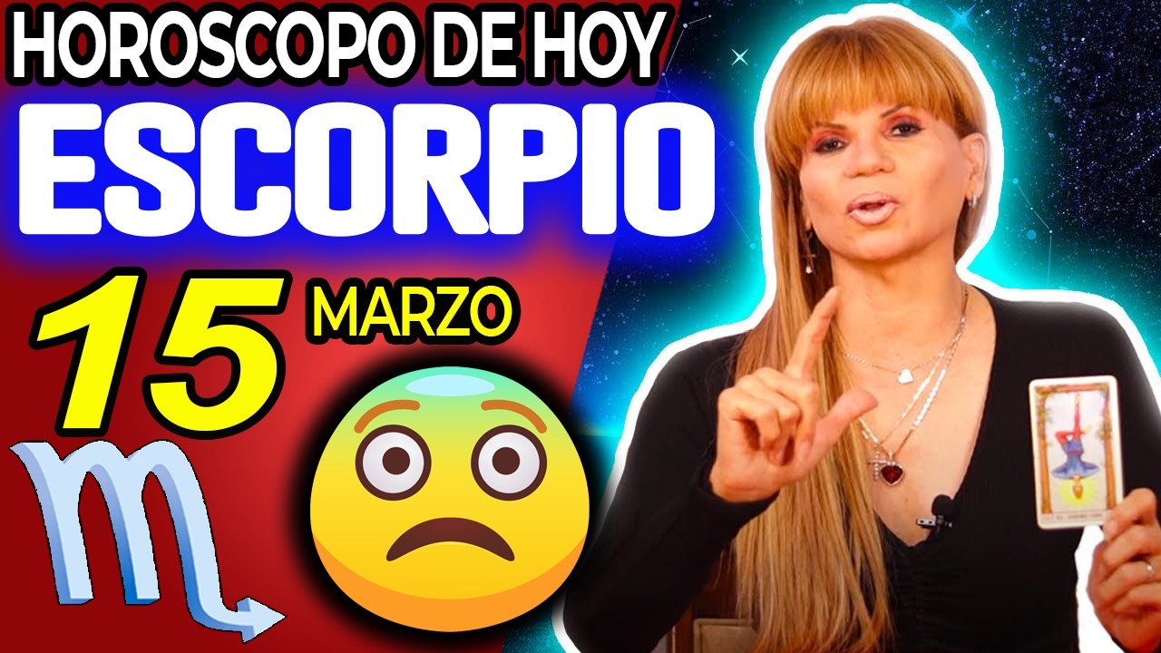 ESCORPIO ♏🌓GIGANTE ES EL SALTO QUE VAS A VIVIR❗️😱 Horóscopo De Hoy 15 De Marzo 2026 | Mhoni Vidente