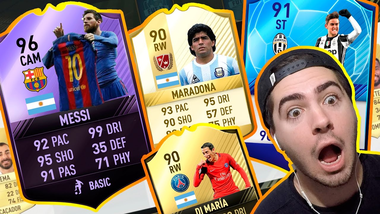FUT DRAFT DOS ARGENTINOS - MESSI MONSTRO! | LucasdsCordeiro