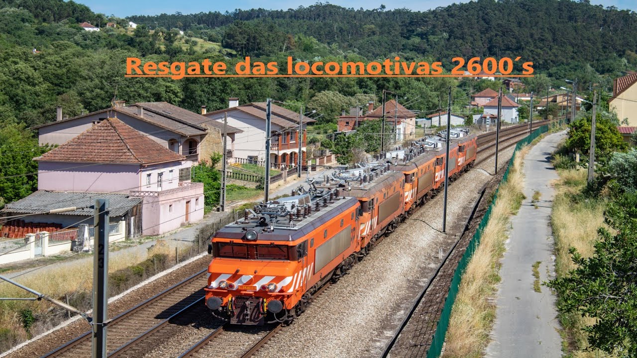 Último resgate de locomotivas da série 2600´s da CP - Comboios de Portugal