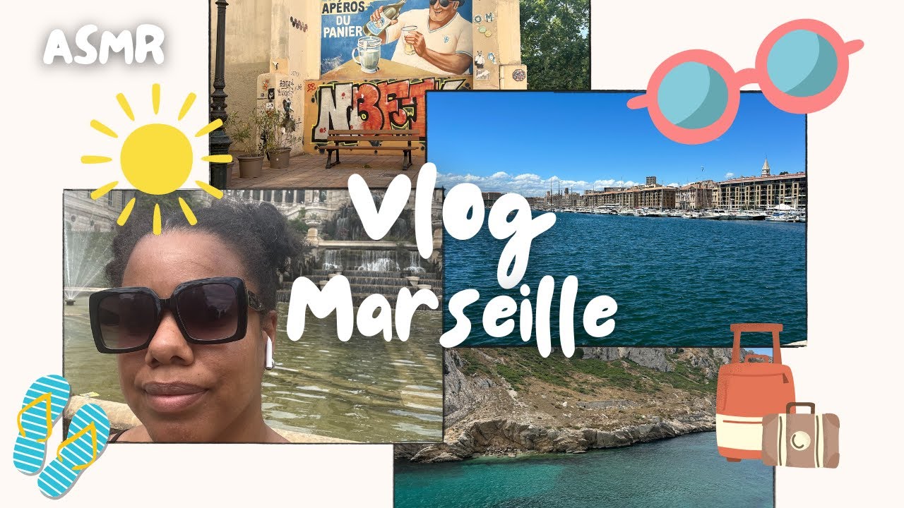 🌸 ASMR : VLOG DE MON VOYAGE A MARSEILLE ✈️