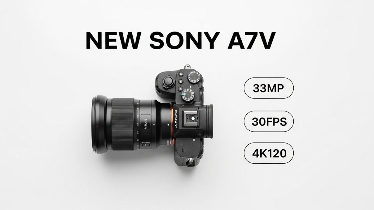Представлена ​​камера Sony A7V &mdash; 33-мегапиксельная многослойная матрица, 30 кадров в секунду и 4K...