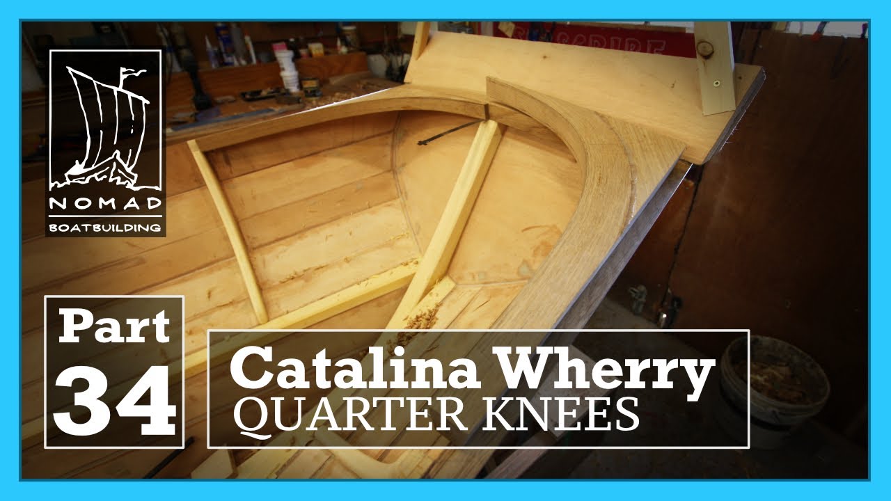 Строительство катера Catalina Wherry — Часть 34 — Ламинирование коленей