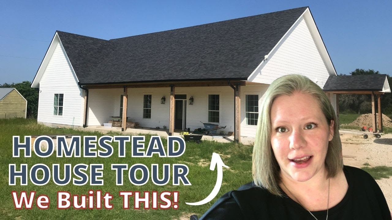 Tour our DREAM HOMESTEAD HOUSE -- We built this!