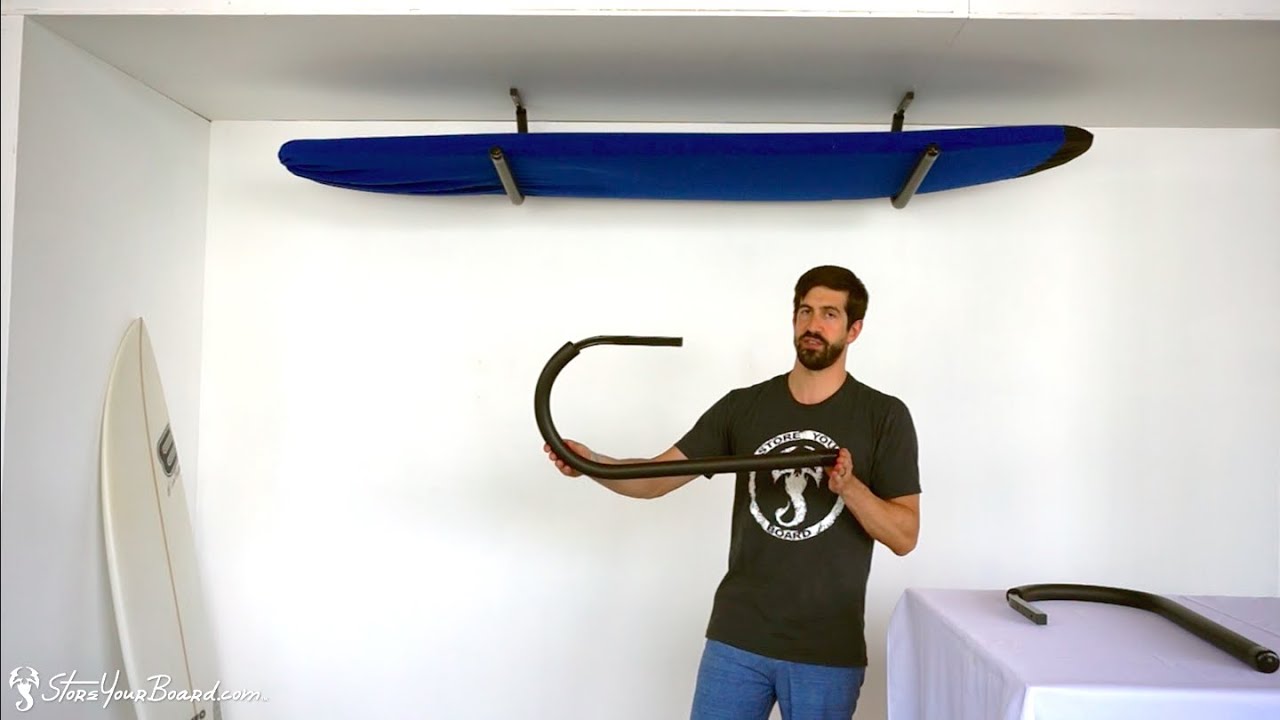 Surfboard Ceiling Rack | StoreYourBoard