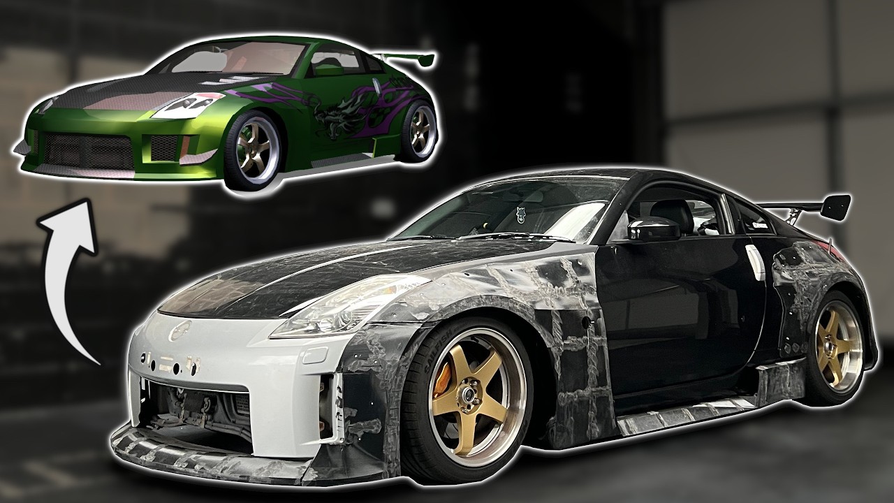 We’re Back! Time for Body Filler on the NFS U2 350Z