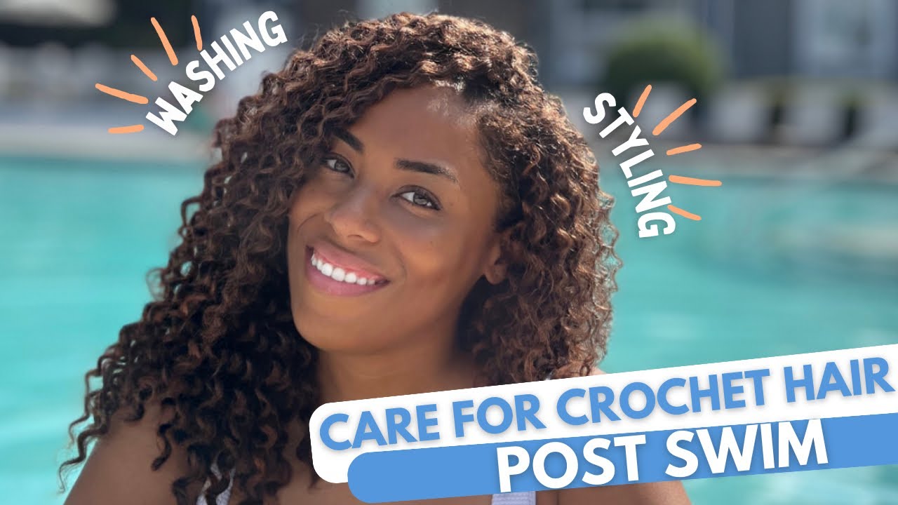 HOW TO WASH AND CARE FOR CROCHET HAIR POST VACATION OR SWIM| LIA LAVON