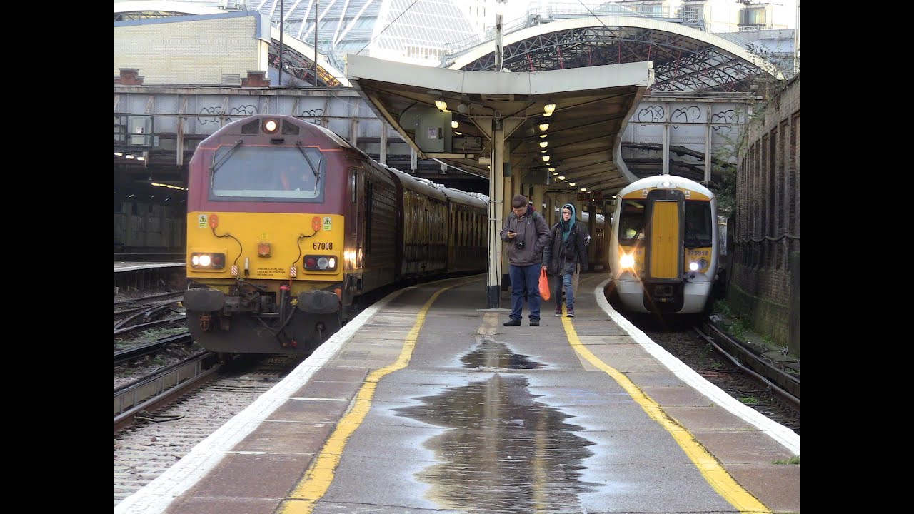 (HD) London Victoria 17/01/2015