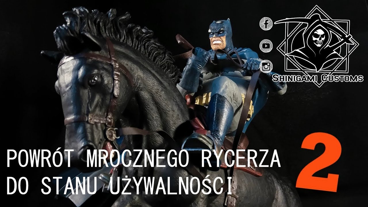 Shinigami Customs - renowacja statuetki Batman A Call To Arms DC Collectibles, cześć 2