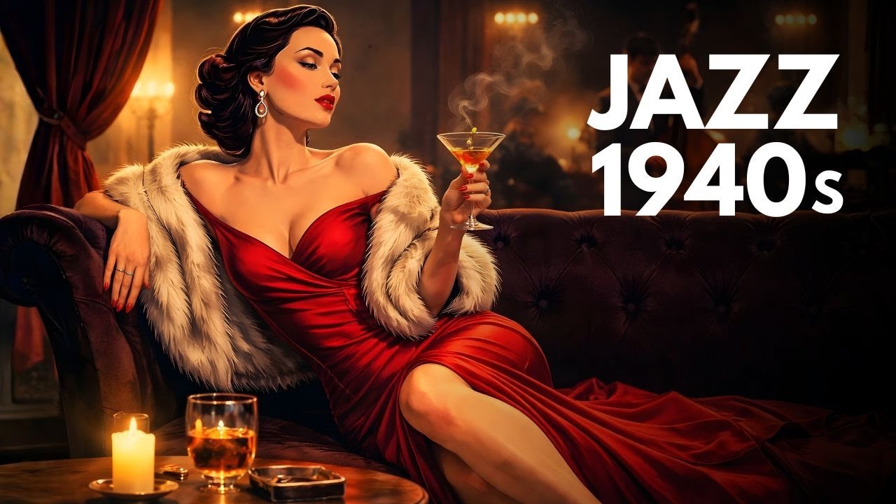 Sensual 1940s Jazz Noir Playlist – Sultry Female Vocal Jazz for Late-Night Romance 💋