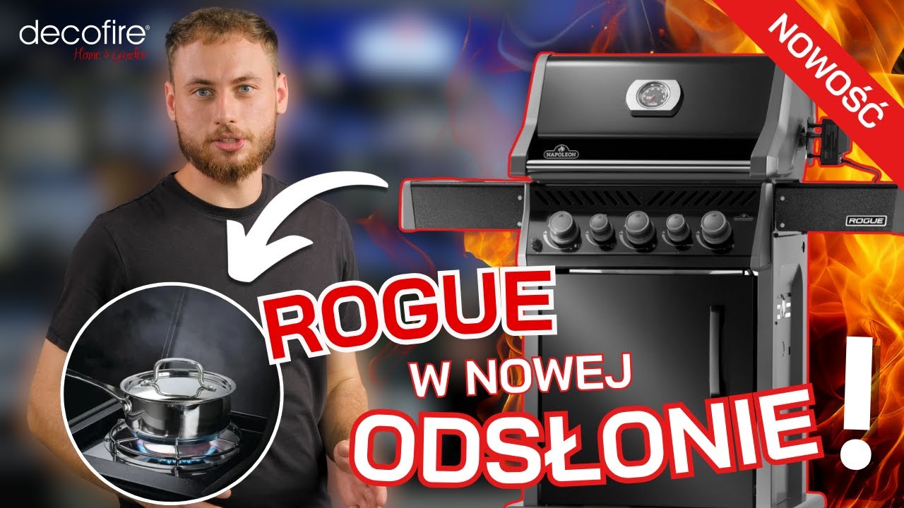 🔥 Grill, na kt&oacute;rym zrobisz więcej &ndash; Grill gazowy Napoleon Rogue 425 RB | DECOFIRE