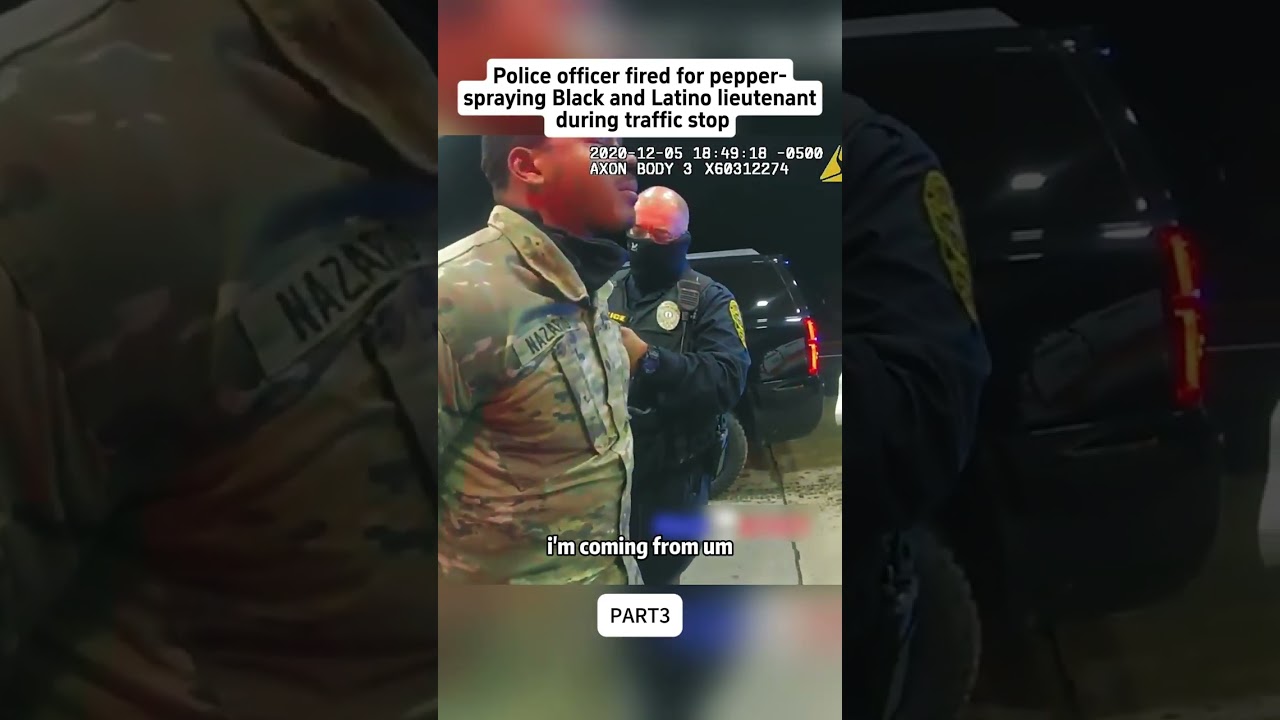 Police officer fired for pepper spraying Black and Latino lieutenant during traffic stop-3