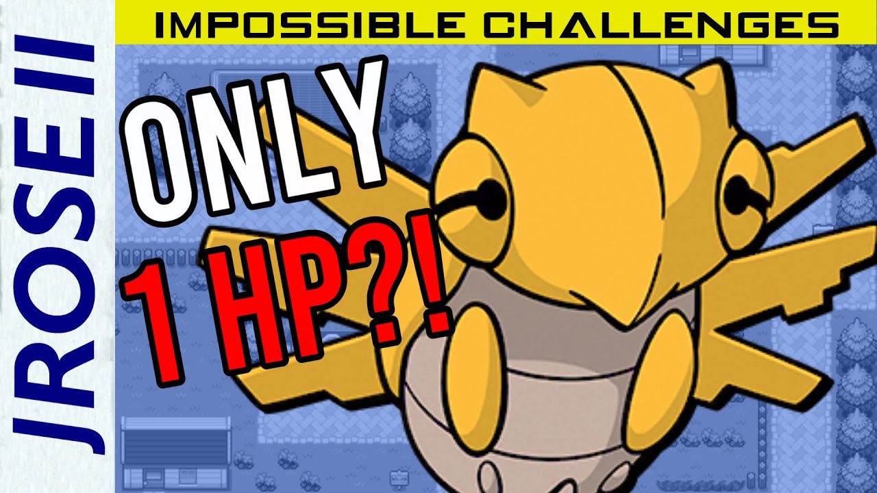 Can you Beat Pokemon FireRed/LeafGreen with just a Shedinja?