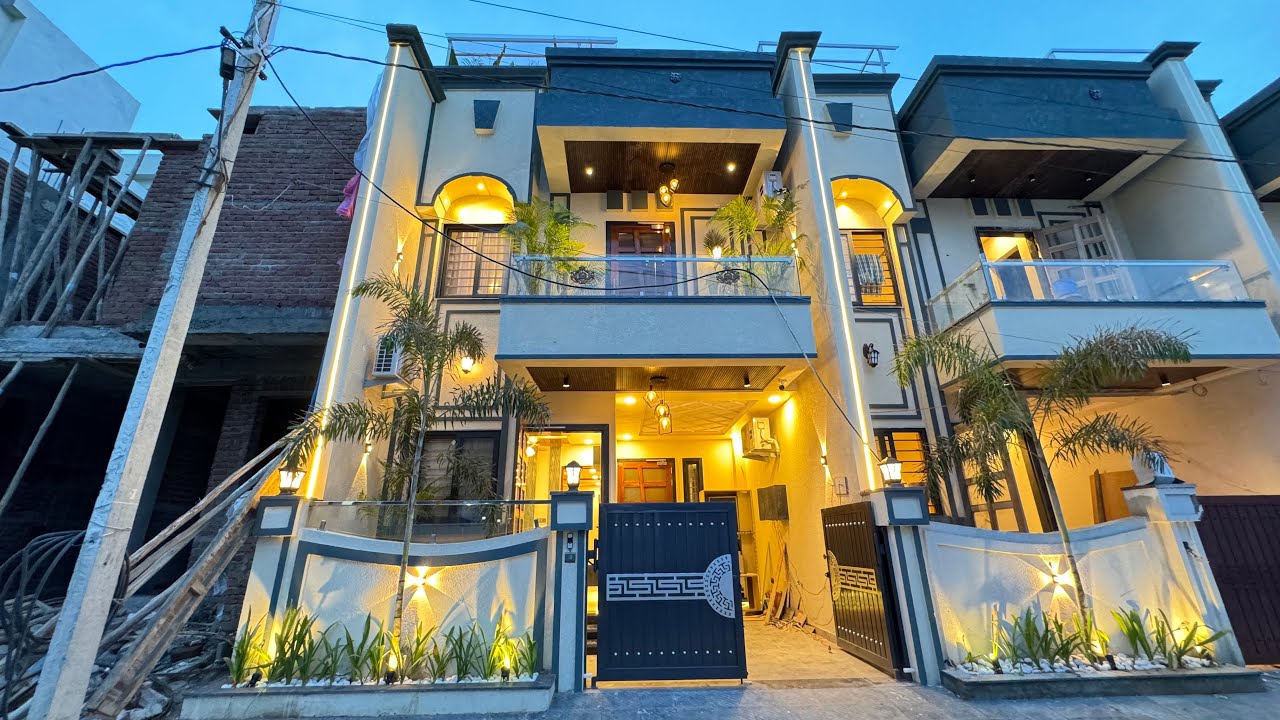 Ultra Luxurious House Design With Lift , Office , Gym & Rooftop garden | Villa in Jaipur