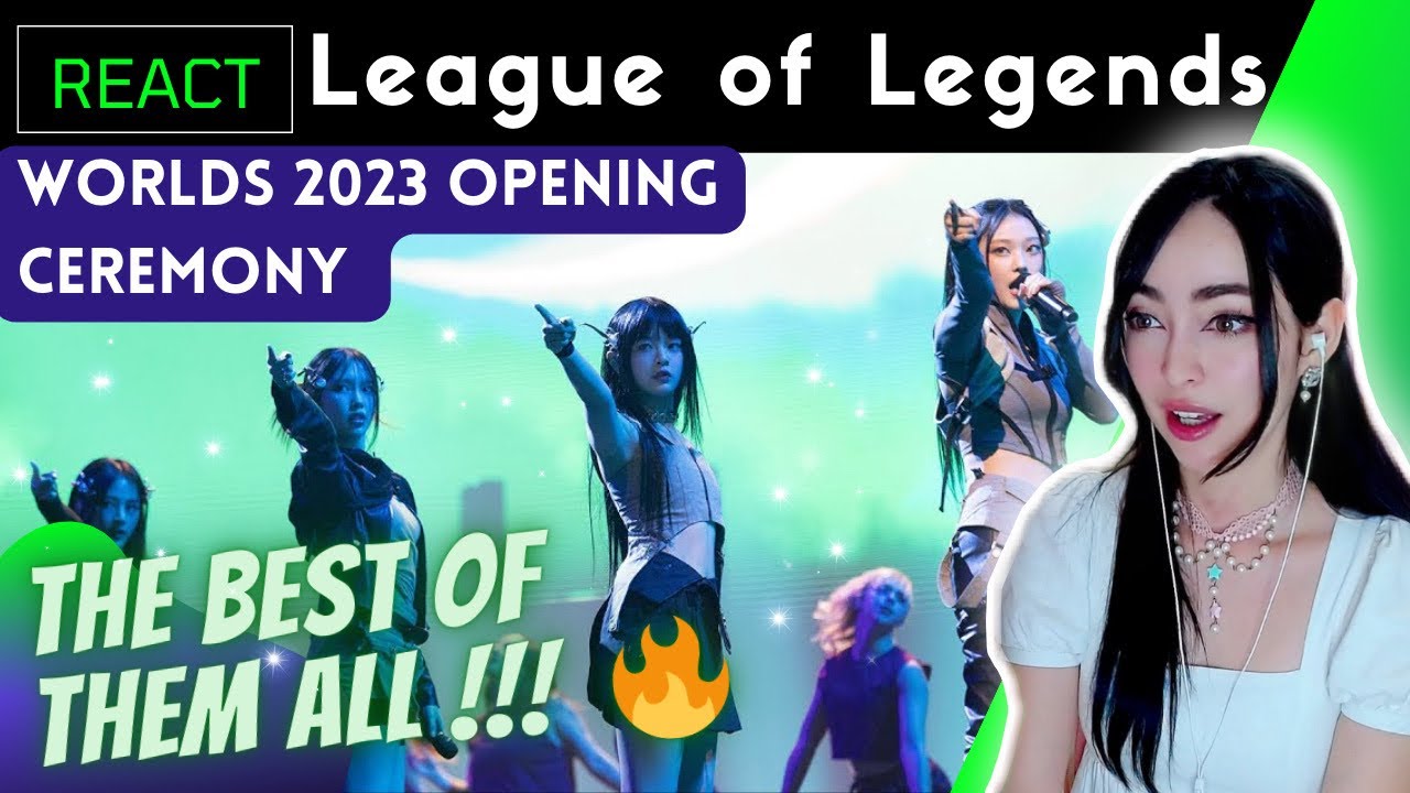 REACTING to Worlds 2023 Finals Opening Ceremony ft. NewJeans, HEARTSTEEL, and More!