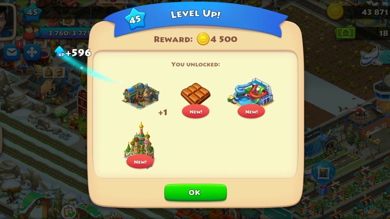 Township Level 45 Gameplay
