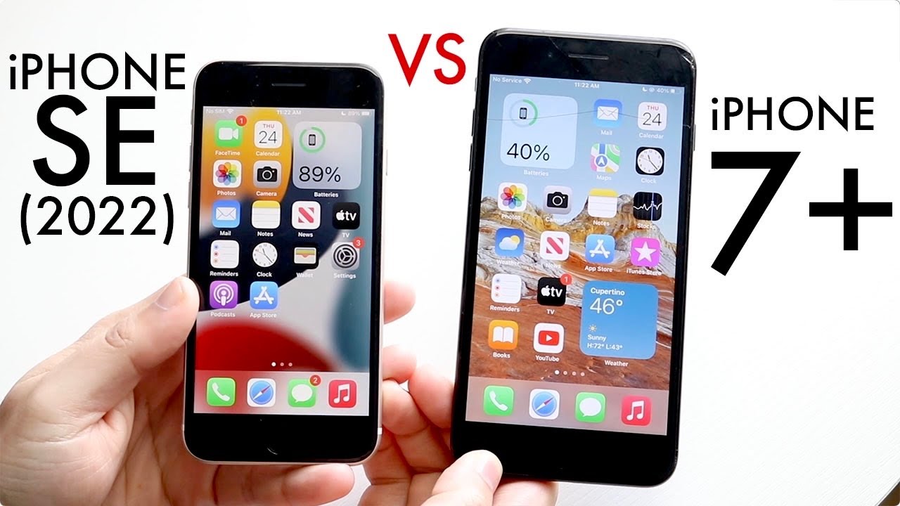 iPhone SE (2022) Vs iPhone 7+! (Comparison) (Review)