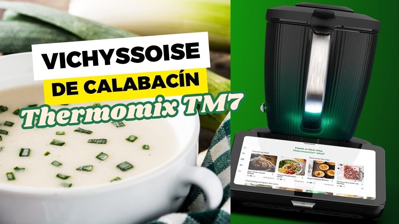 VICHYSSOISE de CALABACÍN en THERMOMIX TM7 | Receta INCREIBLE 🤩​ para este VERANO ☀️​