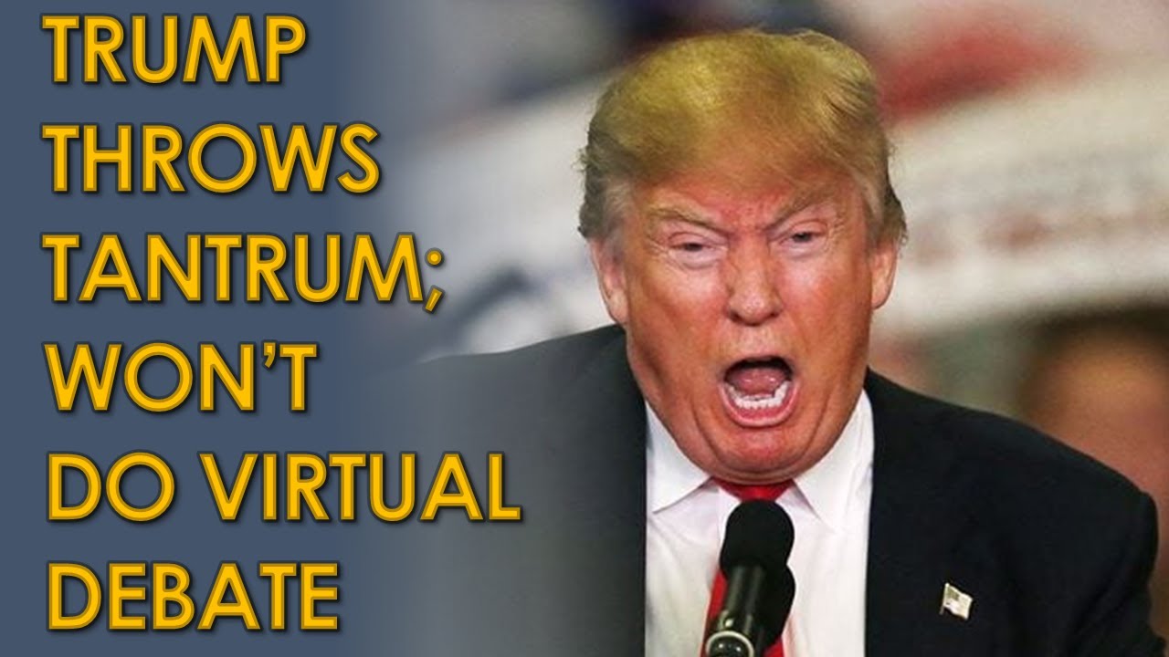 Trump PULLS OUT of virtual debate with Biden: &ldquo;I&rsquo;m not going to waste my time on a virtual debate