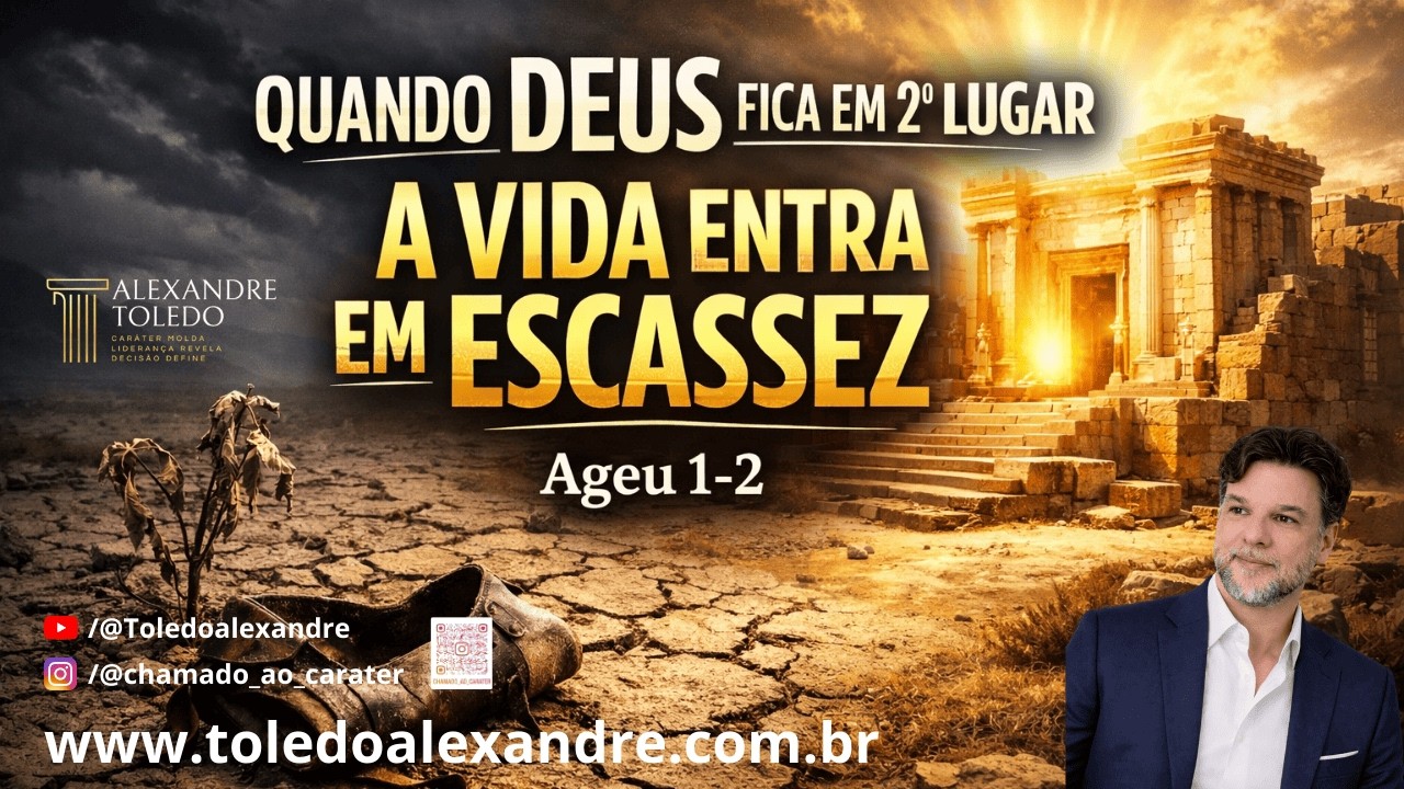 Quando Deus fica em segundo lugar, a vida entra em escassez (Ageu 1-2)