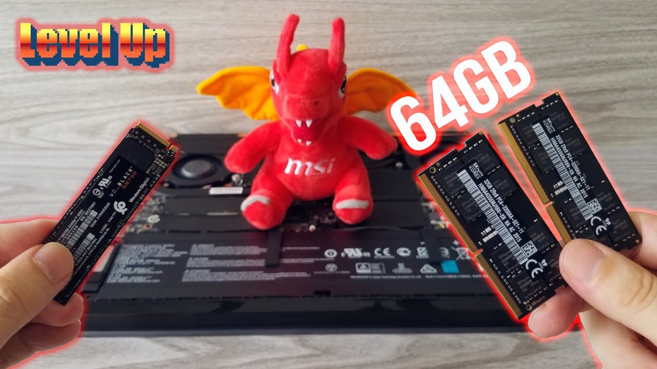 Обновление моего MSI GE66 с 64 ГБ ОЗУ и 1 ТБ NVMe SSD