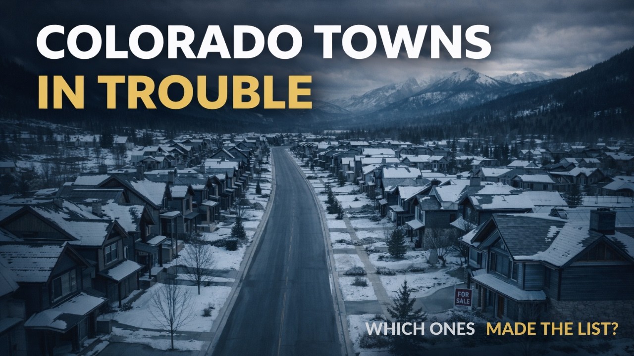 The Real Estate Shift: 10 Colorado Mountain Towns Facing Major Slowdowns