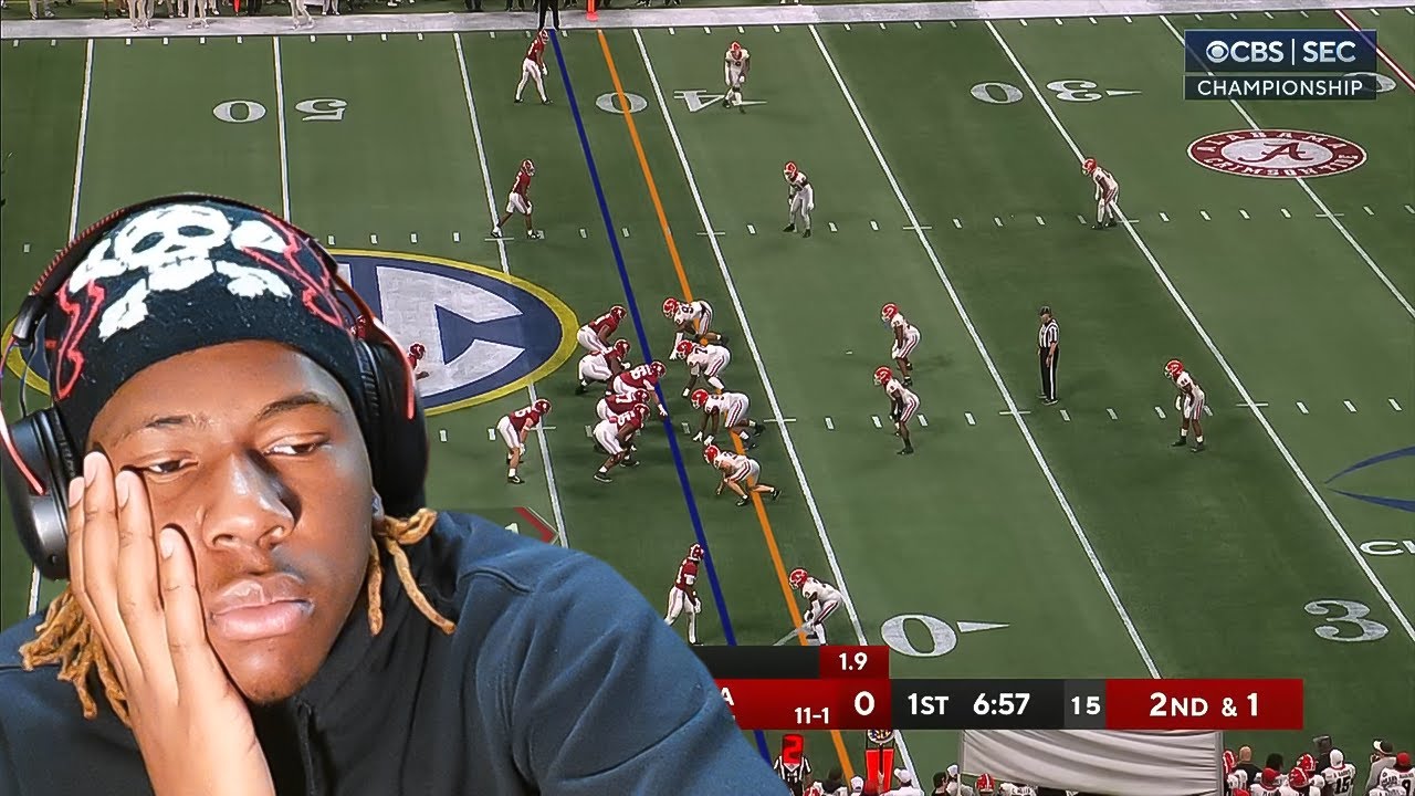 REACTING TO #1 GEORGIA vs #8 Alabama I'm Sick!
