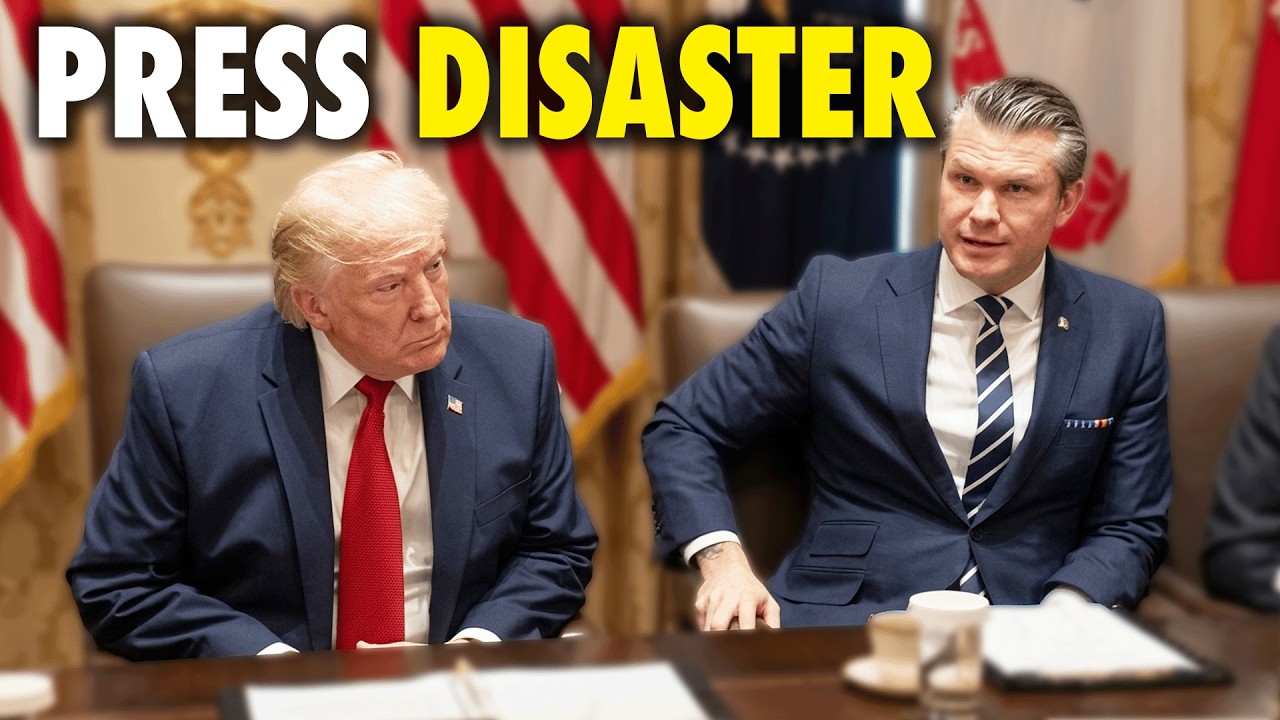 Пит Хегсет лжет Трампу в лицо, пока камеры все это фиксируют.