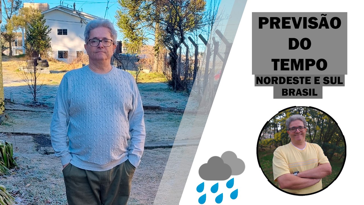 Brasil, Sul e Nordeste | Frio segue forte no Sul (09/07/2025)