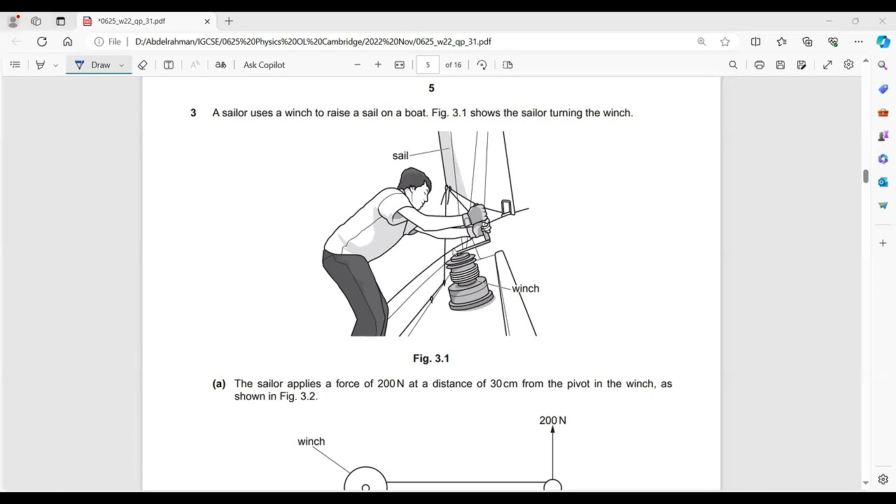 IGCSE Physics 0625/31/O/N/22