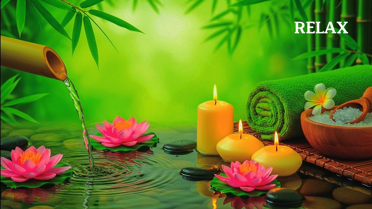 Peaceful Water Flow for Insomnia Relief  | Deep Relaxing Music for Better Sleep