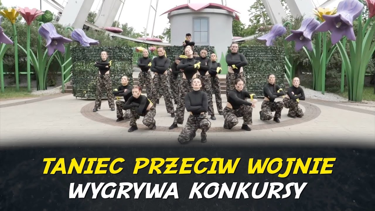 Taneczny sprzeciw wobec wojnie zaprezentowało Studio Tańca i Choreografii Emocja z Rudy Śląskiej.