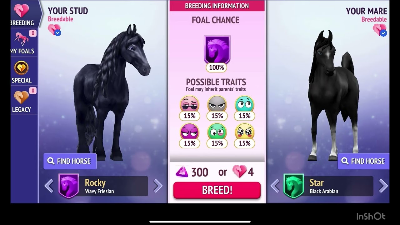 BREEDING HORSES IN HRT #11 // Horse Riding Tales Video // - Wild World