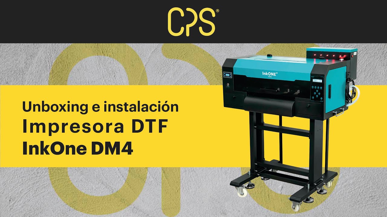 Unboxing e instalación impresora DTF InkOne DM4