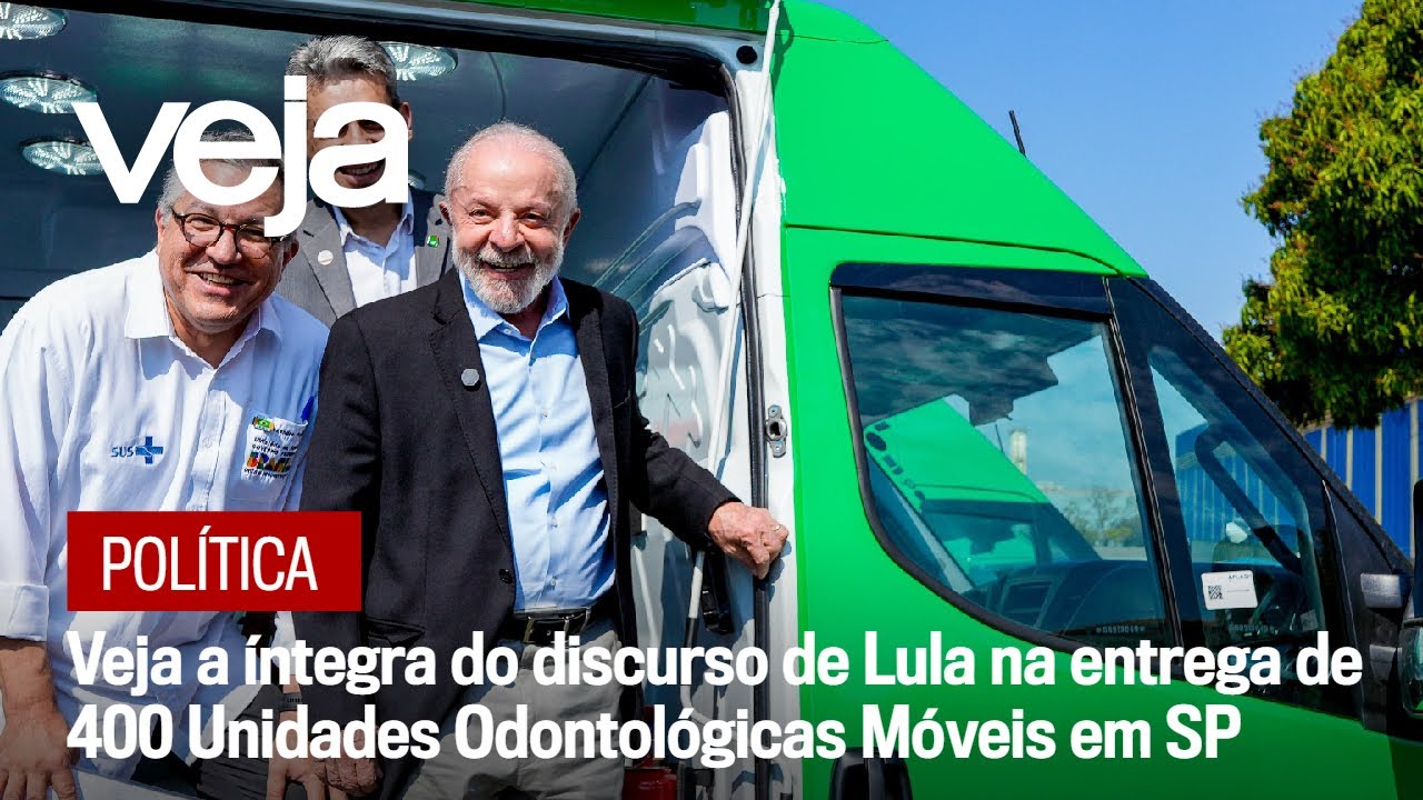 Veja a íntegra do discurso de Lula durante a entrega de 400 Unidades Odontológicas Móveis em SP