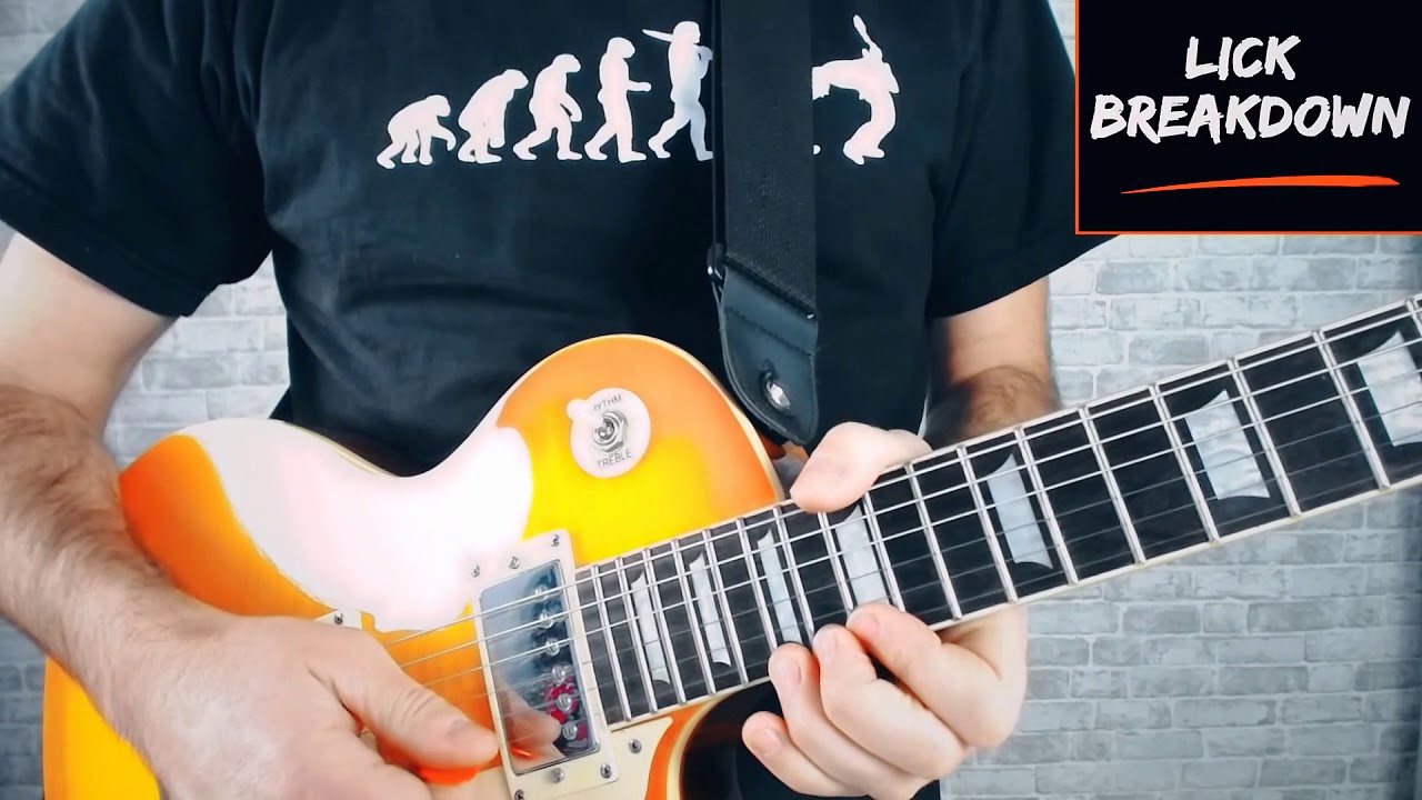 Santana Licks Lesson  (3  Awesome Santana  Licks from Black Magic Woman)