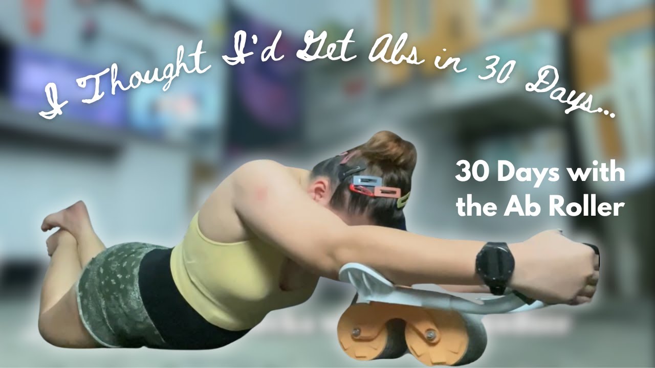 Can You Get Abs with an Ab Roller? 30 Day Honest Update | Weight Loss Diary #4