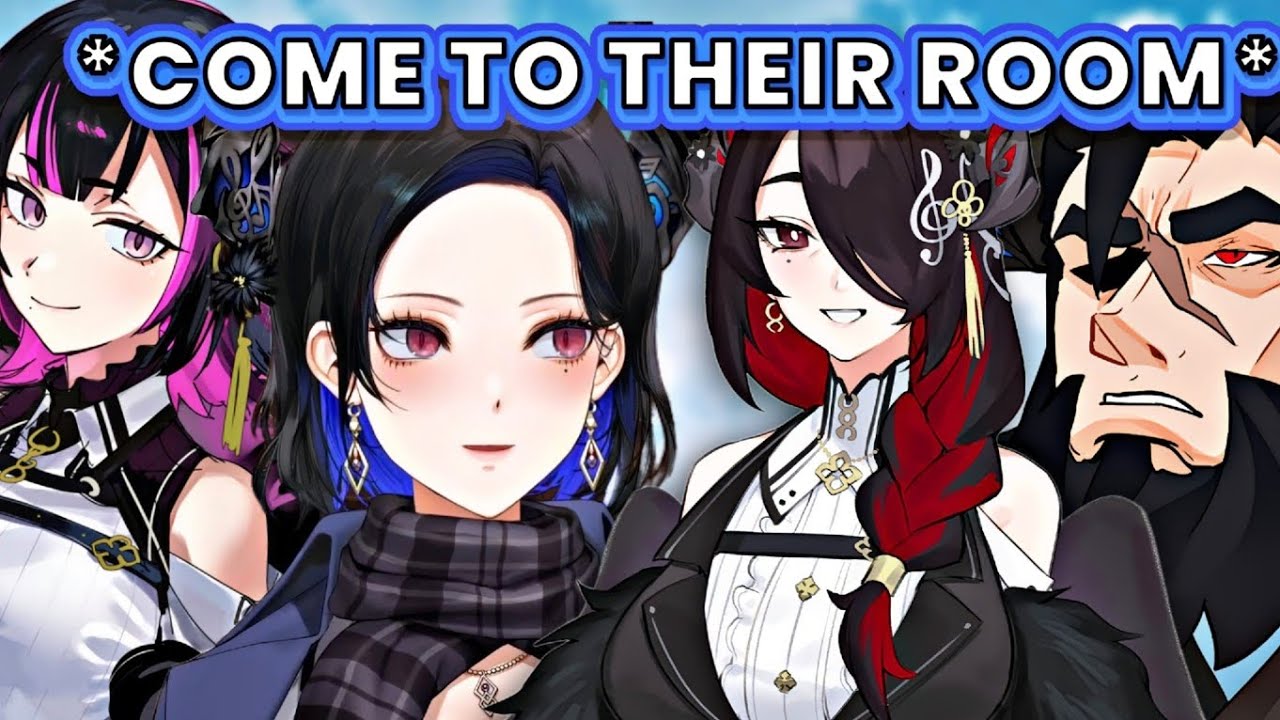 MamaRissa and PapaRissa come to Nerissa and Aradia's room while they're streaming [HololiveEN]