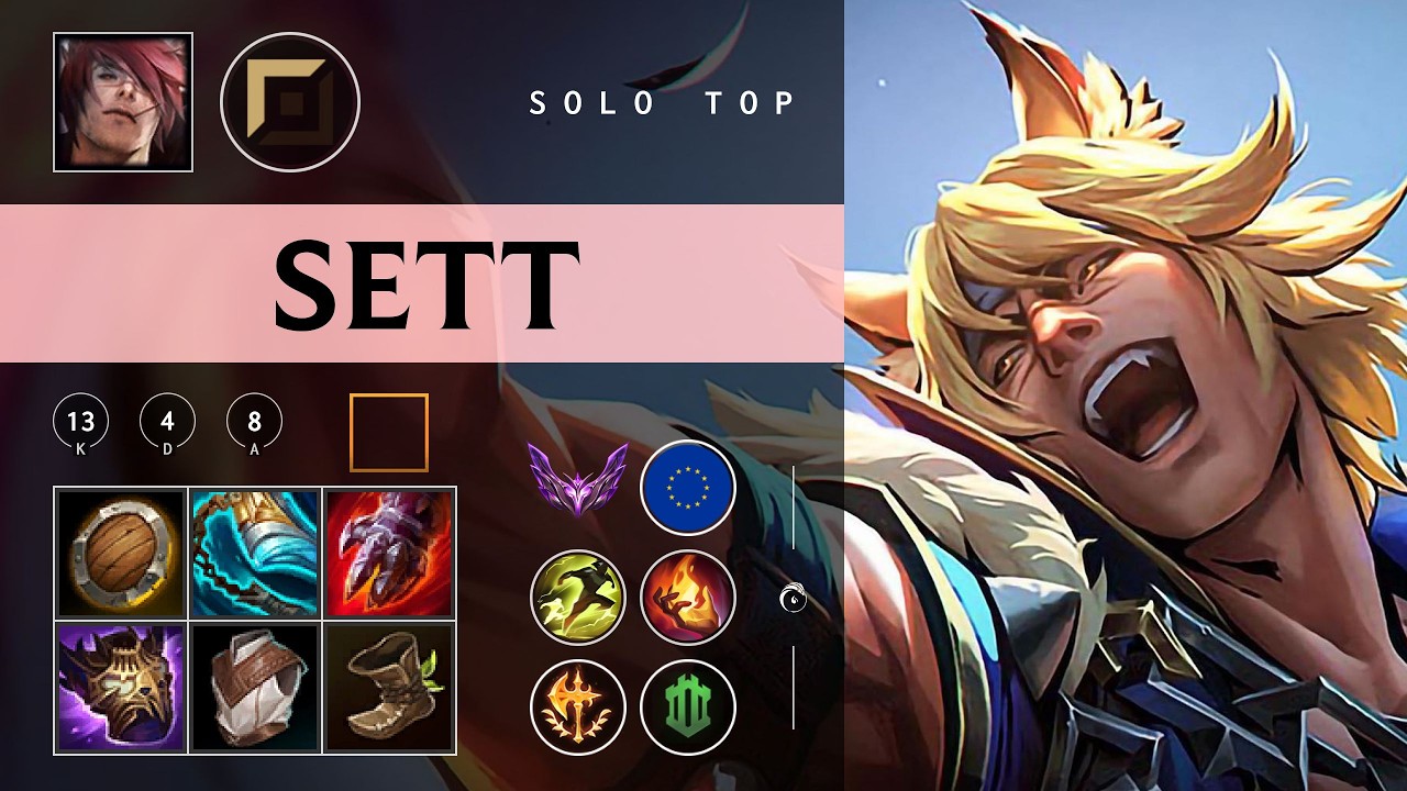 Sett Top vs Akali - EUW Master Patch 26.03