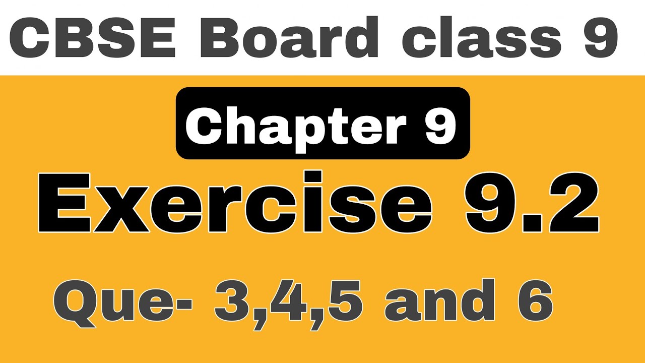 Ncert Class 9 Maths Chapter 9 | Exercise 9.2 | Que-3,4,5,6 | Circle in English | NCERT Solutions 