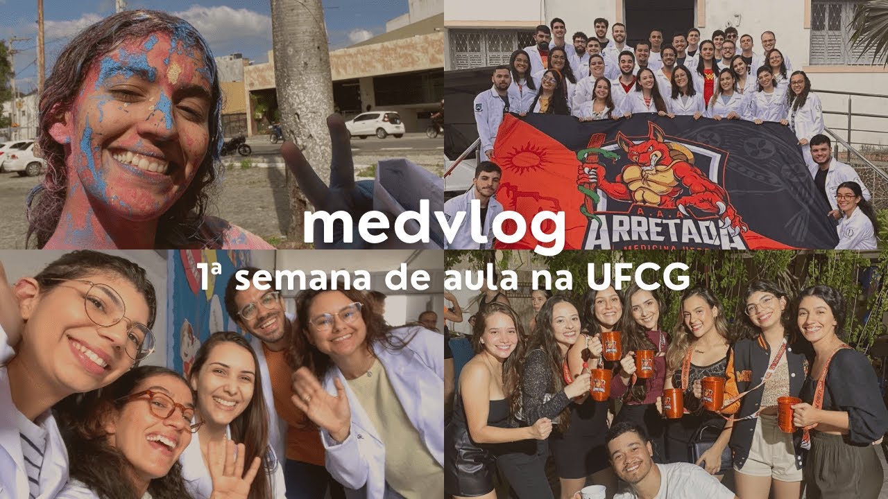 medvlog: primeira semana de aula na ufcg, recepção dos calouros, festas e nova rotina