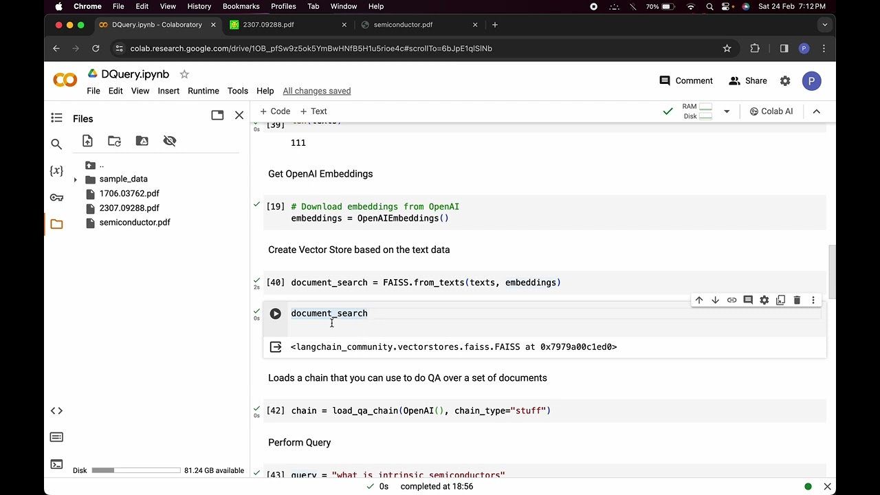 DQuery- Document Query. A simplified way to perform question answering on documents.