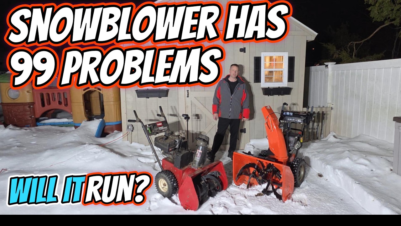 Snowblower Has 99 Problems!  Will it Run?