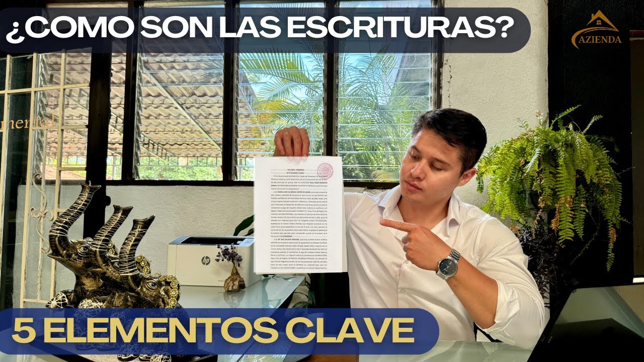 ¿COMO SON LAS ESCRITURAS DE UNA CASA? 📄 | Propiedades en México 🇲🇽