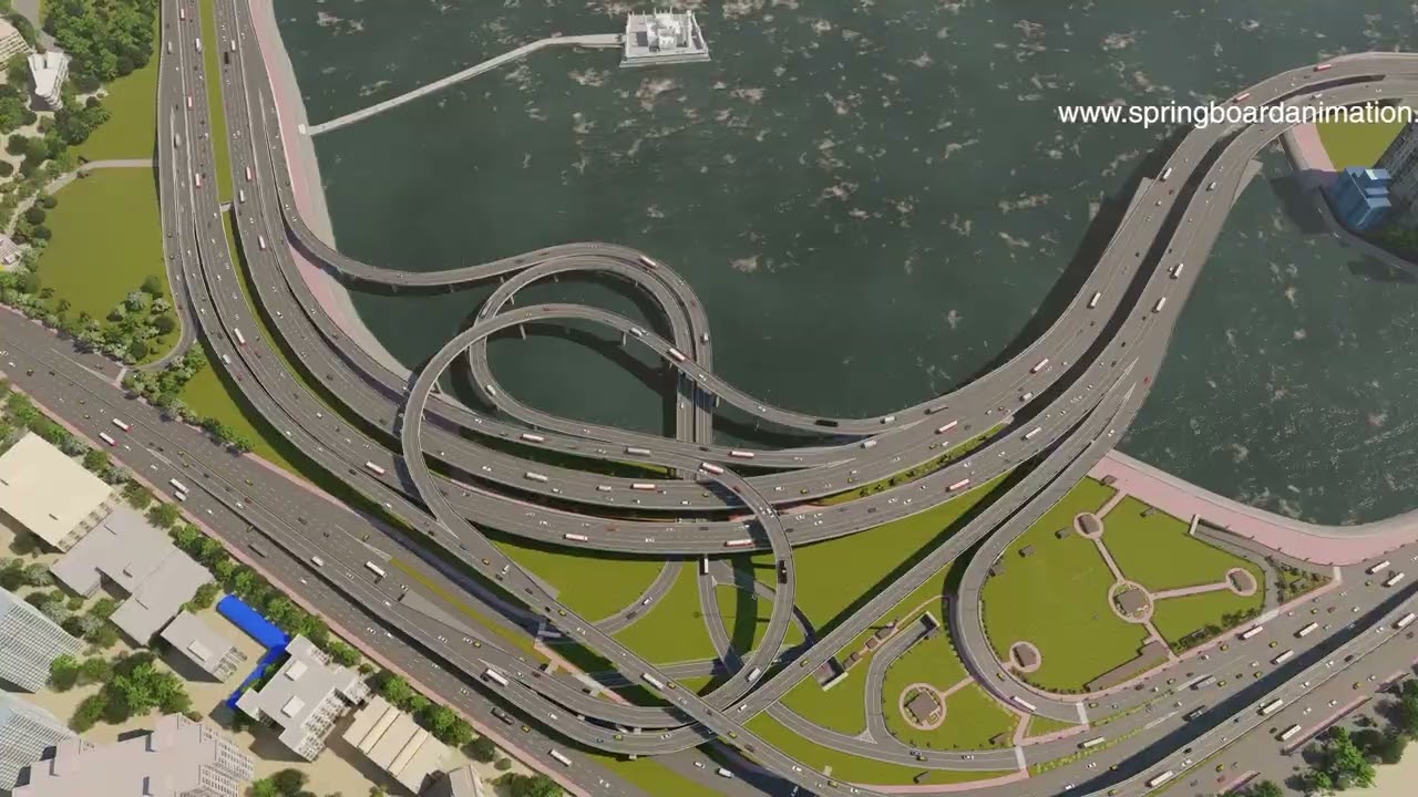 Mumbai Coastal Road Project, Maharashtra, India