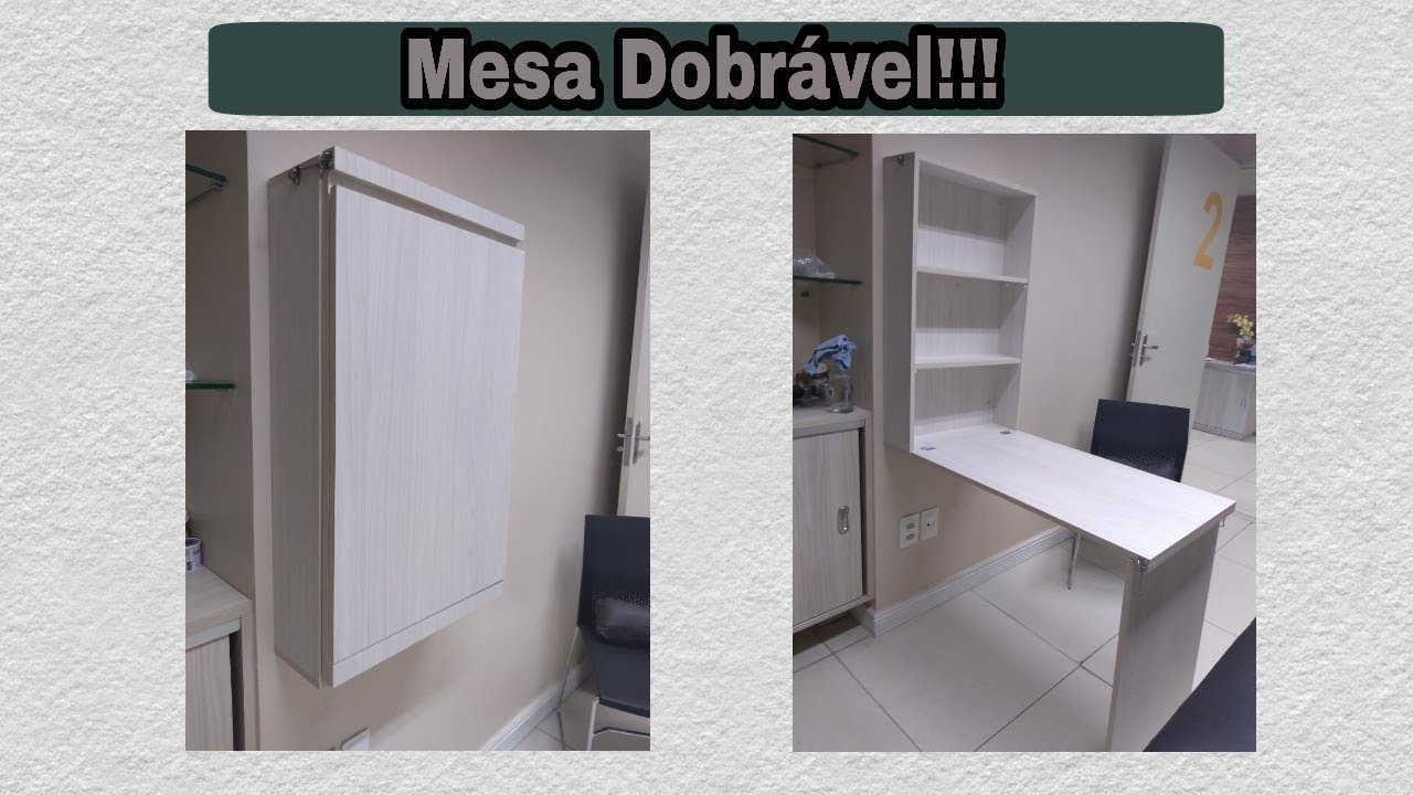 Mesa dobrável!!! Como fazer mesa dobrável DIY
