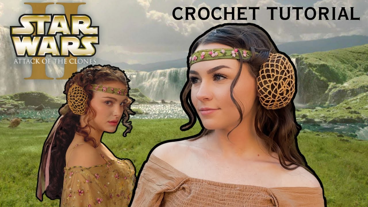 How to make Padme's bun covers | Crochet Tutorial