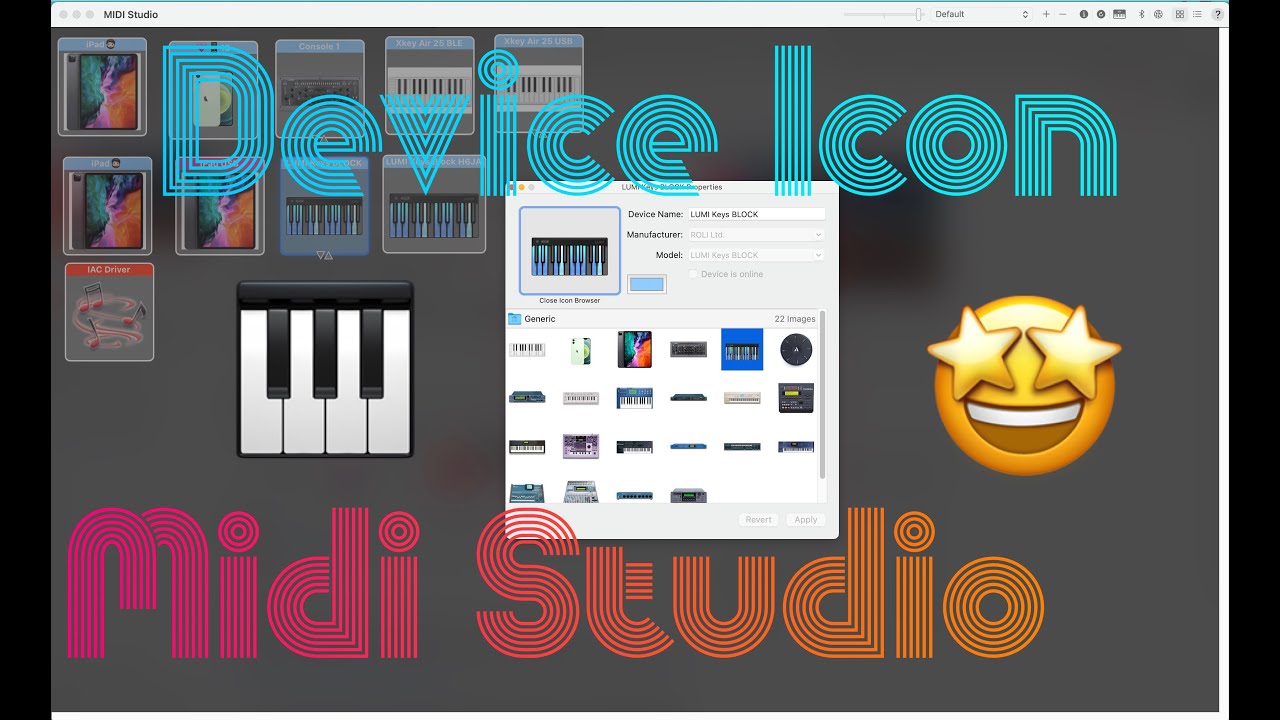 Enhancing MIDI Device Icons in Audio MIDI Setup Tutorial👨🏼&zwj;🏫