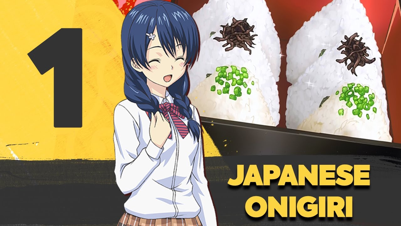How to Make Onigiri, Pork Meat w/ Garlic & Honey (Japanese Rice Balls) from Food Wars! - PT 1