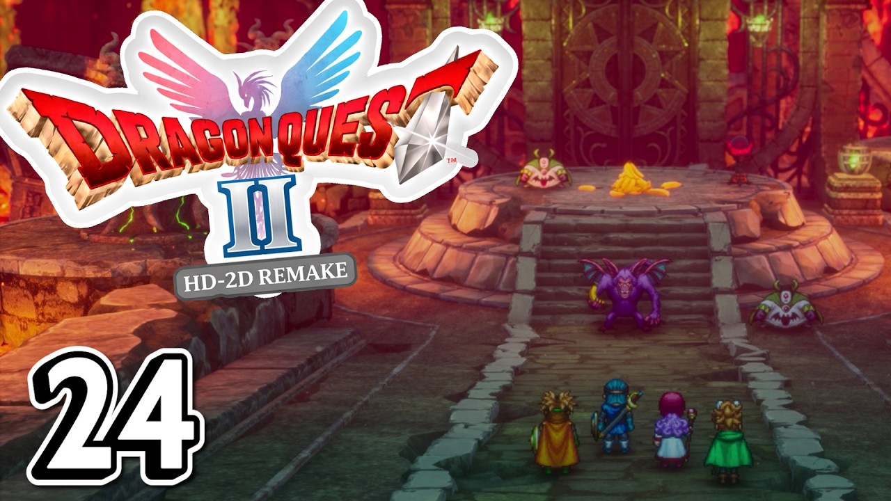 Dragon Quest II HD-2D Remake Part 24 - Vulkangrotte & Pazuzu
